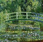 Claude Monet - Water Lily Pond painting